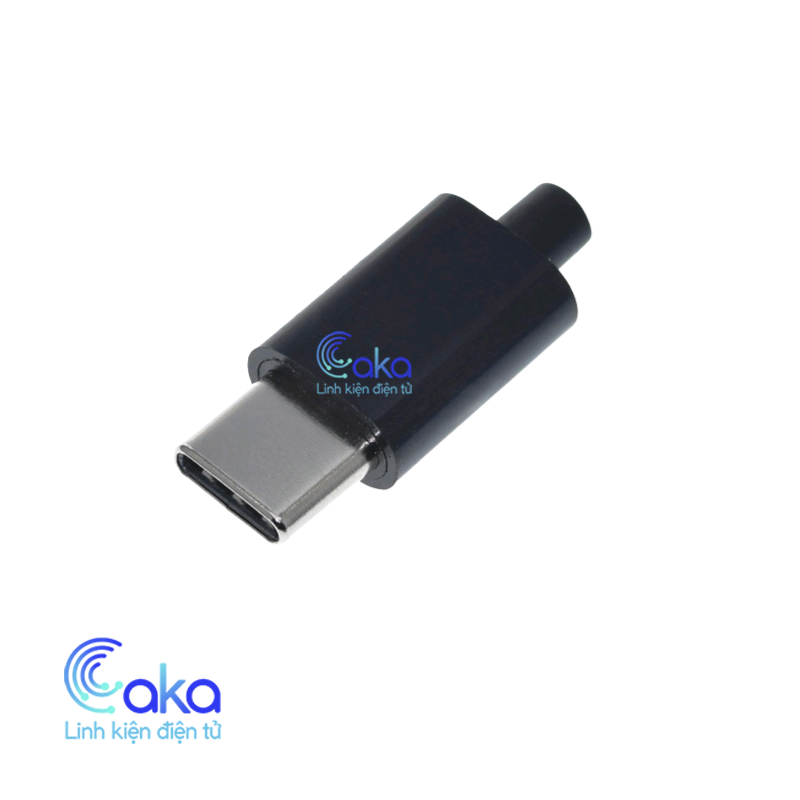 Đầu jack cắm usb Type-C 3.1 kèm vỏ