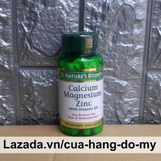Viên uống Calcium Magnesium Zinc Nature Bounty 100 viên thumbnail