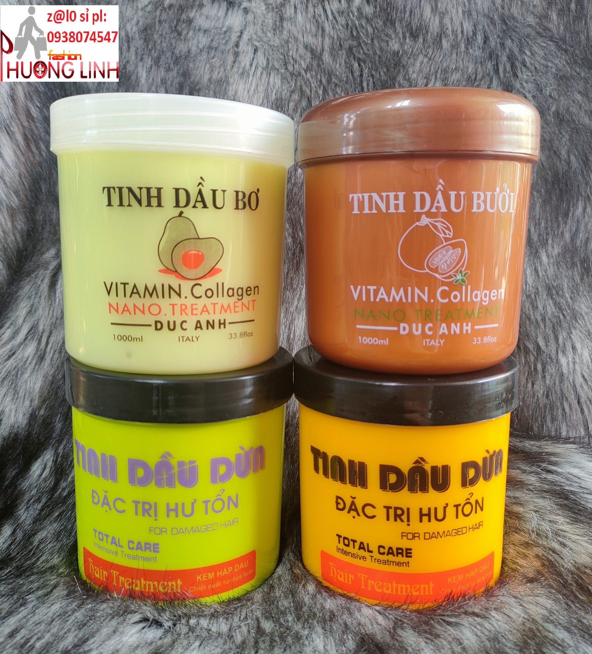 Hấp chăm sóc tóc tinh dầu Đức Anh