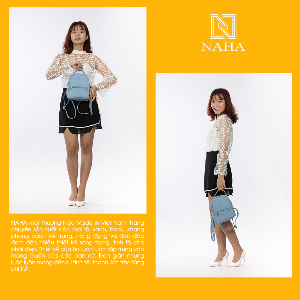 Balo Nữ Mini Thời Trang NAHA BL06 - Bảo Hành 12 Tháng