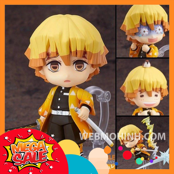 🌟giá hủy diệt🌟 mô hình agatsuma zenitsu - thanh gưom diệt quỷ có khớp cử động nendoroid 1334