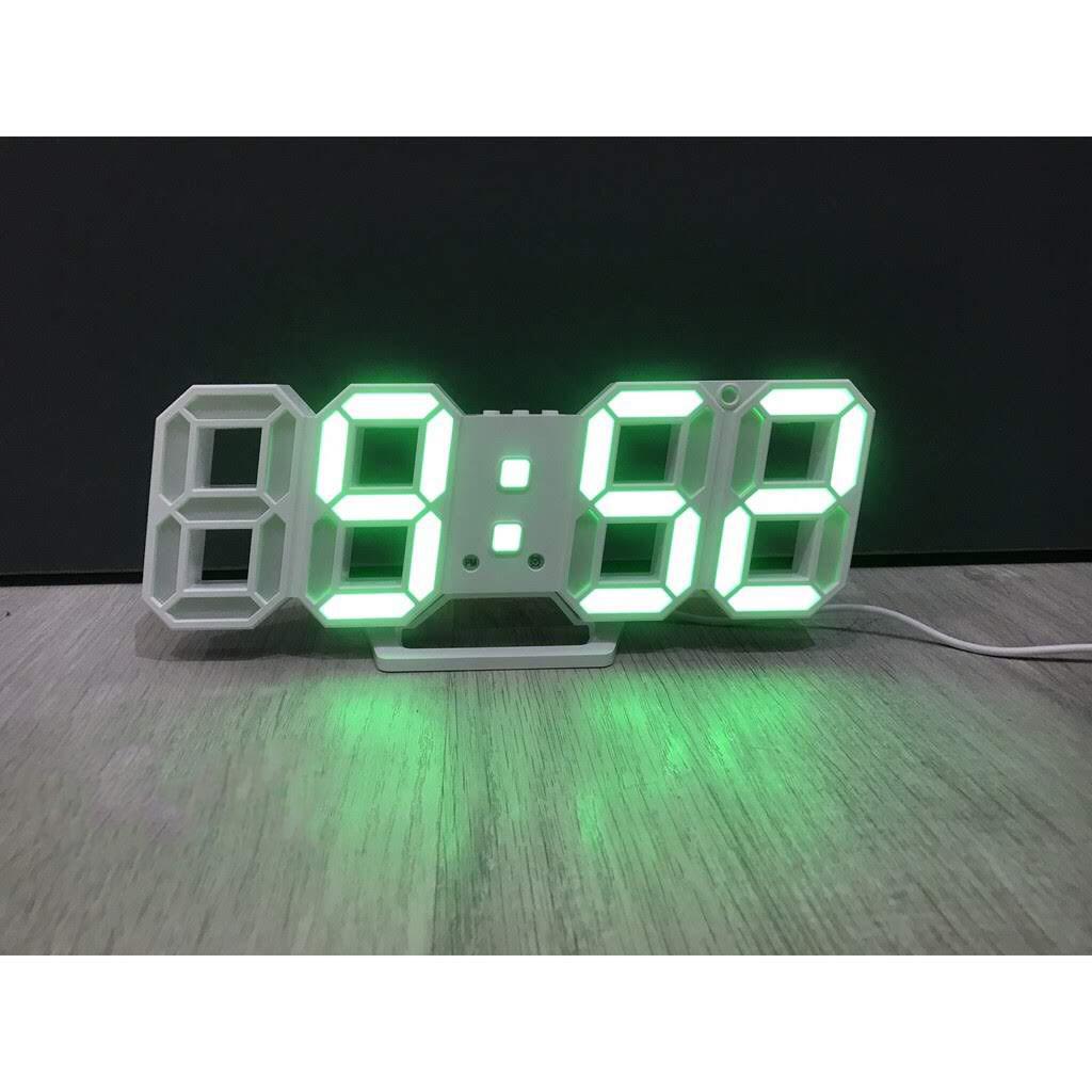 [HCM]Đồng hồ LED treo tường 3D phong cách Hàn Quốc
