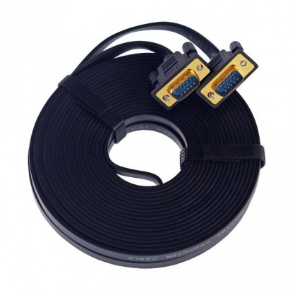 CÁP VGA 10M MỎNG DẸT DTECH DT-69F10