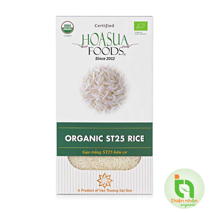 Hoa Sua ST25 organic white rice 1kg