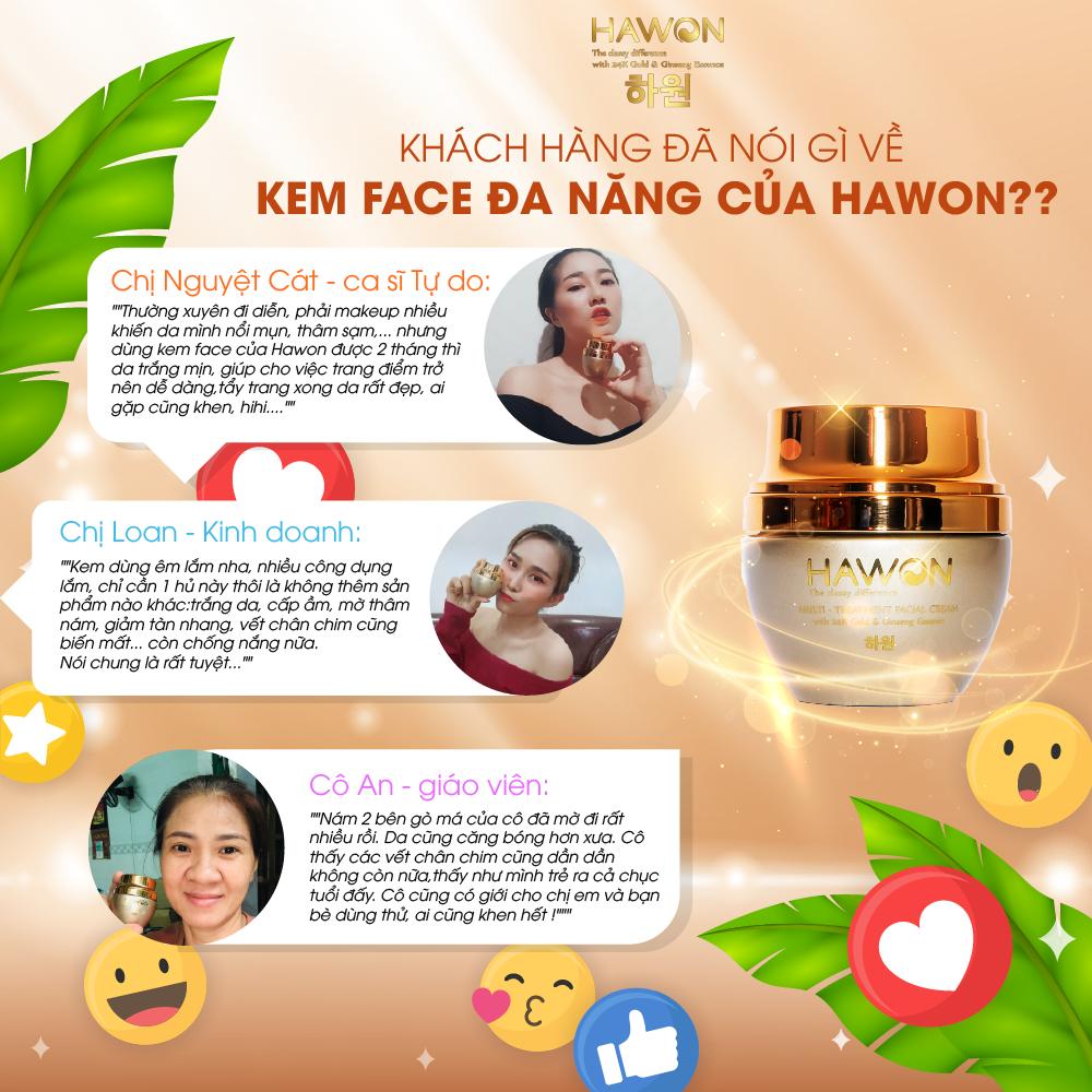 Kem FACE Đa Năng Tinh Chất Vàng – Nhân Sâm ( Kem Dầu)
