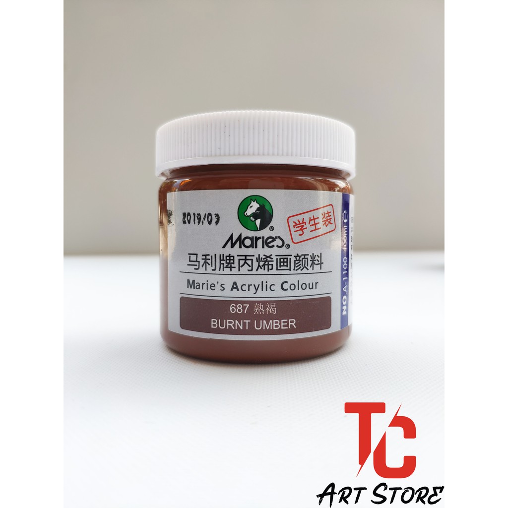 [ Tc Art ] Màu Vẽ Acrylic Maries 100Ml