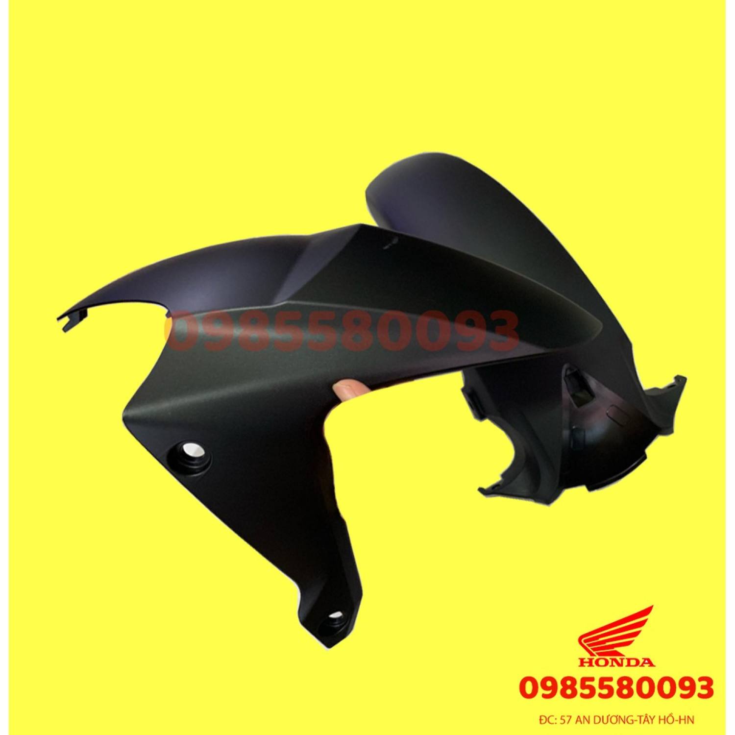 Dè chắn bùn trước winner v1 màu đen nhám, đen sần chính hãng honđa, có bán lẻ