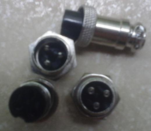 Bộ Giắc Cắm Đực Cái GX16 3 Chân