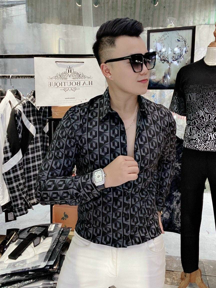 SƠMI NAM LỤA CAO CẤP HỌA TIẾT SANG TRỌNG