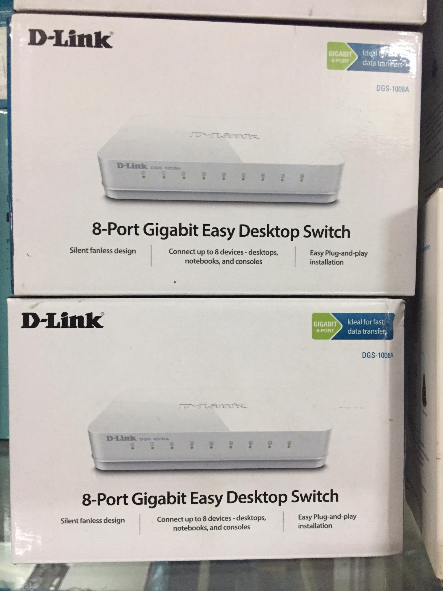 Swich chia mạng Dlink DGS-1008A, bảo hành 24 tháng