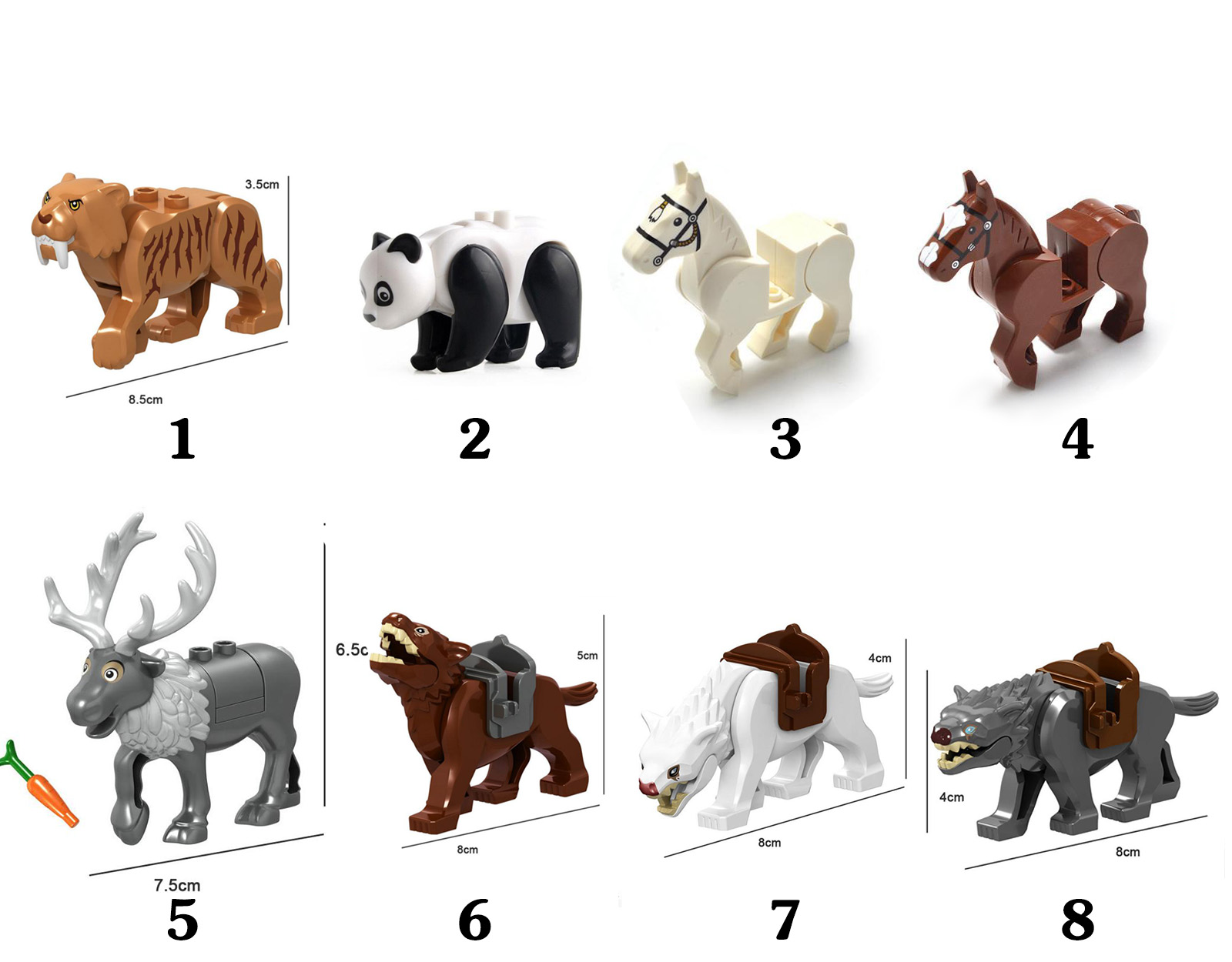 [HCM]Đồ chơi lắp ráp Minifigures Các loại thú vật