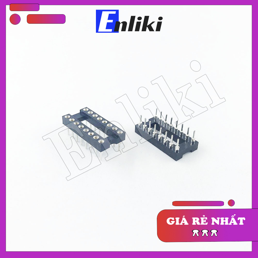 Đế IC DIP-16 Loại Tròn 16 Chân