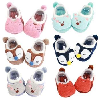 Tất len xù hình thú 3D cho bé 0-36 tháng