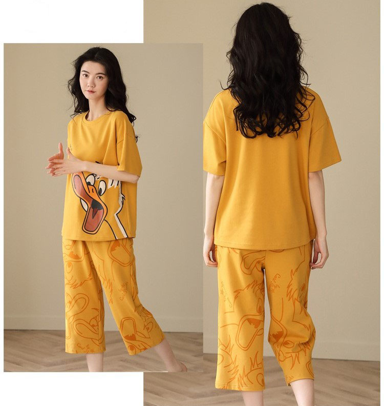 Đồ bộ nữ mặc nhà ( Lửng Lỡ ) thời trang mới nhất - Chất liệu Cotton cao cấp