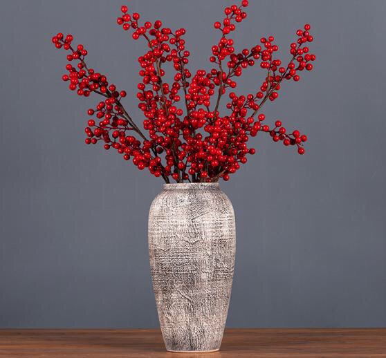 cành đào đông 90cm (cherry) thân dài