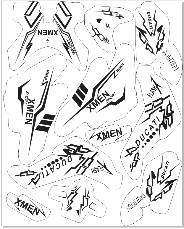 Tem trùm xe điện Xmen Đen Chỉ đỏ