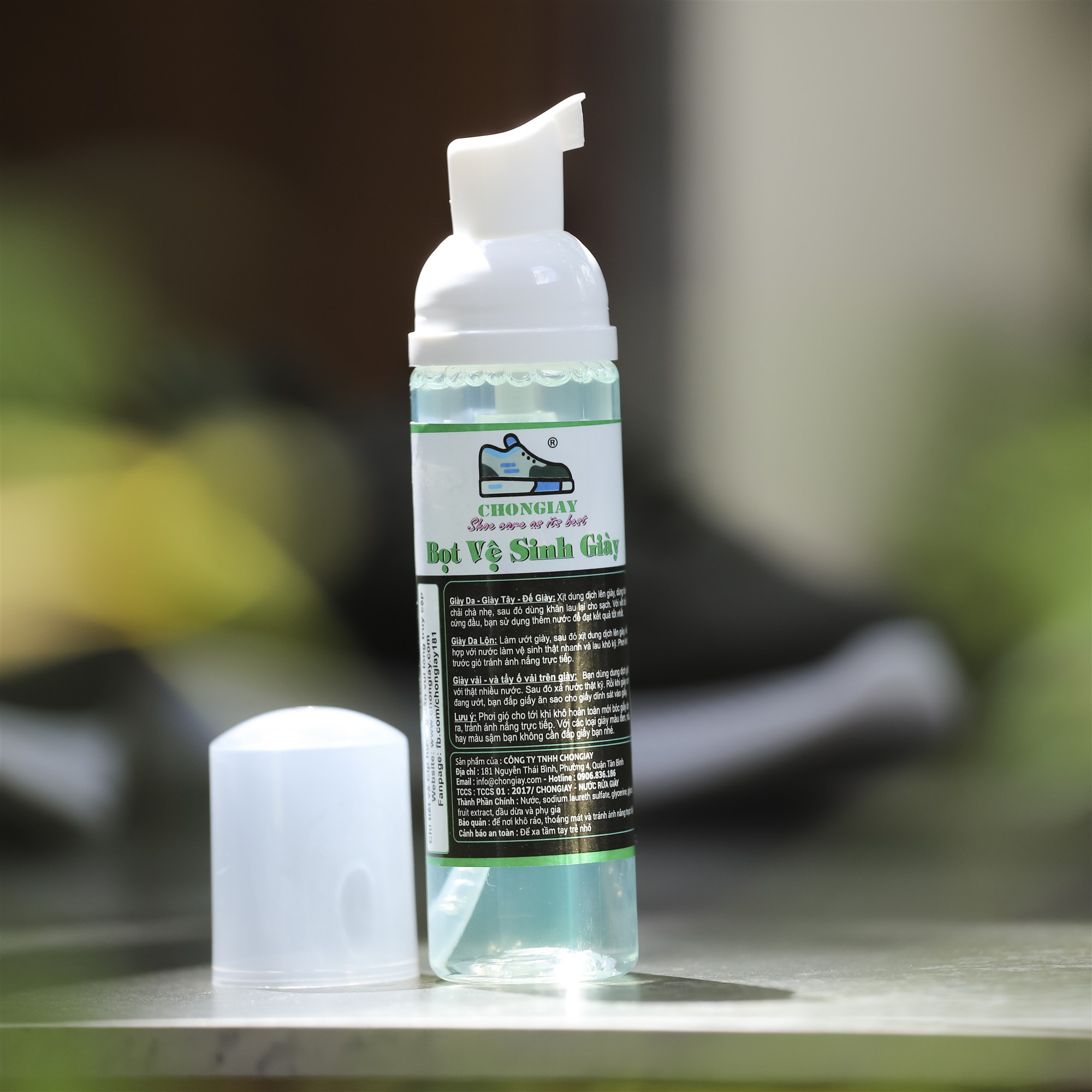Bọt vệ sinh giày CHONGIAY tiện lợi 100ml