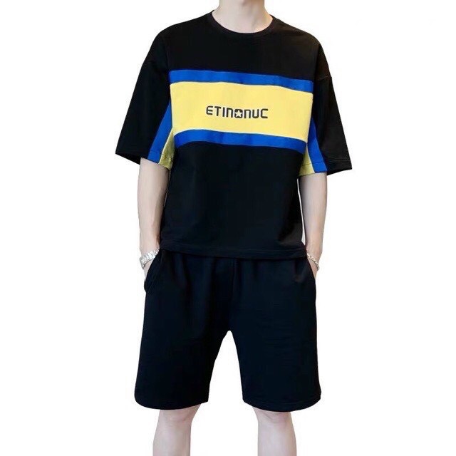 Đồ bộ thun lạnh in 3d mặc ở nhà, dạo phố dáng thể thao siêu chất cho mùa hè