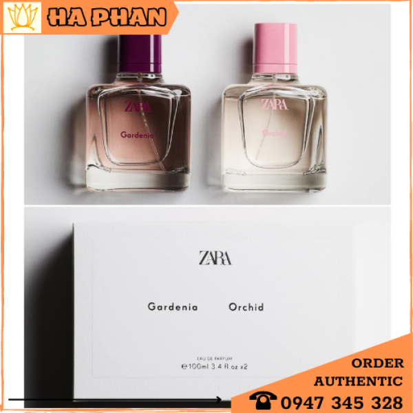 Set nước hoa nữ Zara Gardenia, Orchid Fullbox 100ml