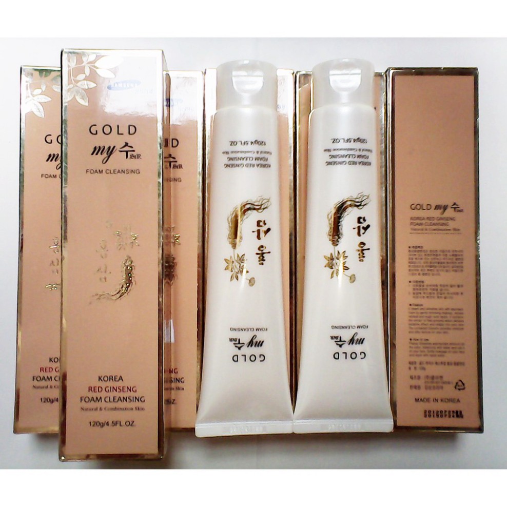 Combo 4 Hộp Sữa Rửa Mặt Sâm Vàng Hàn Quốc [ Hàng Mới Về ]