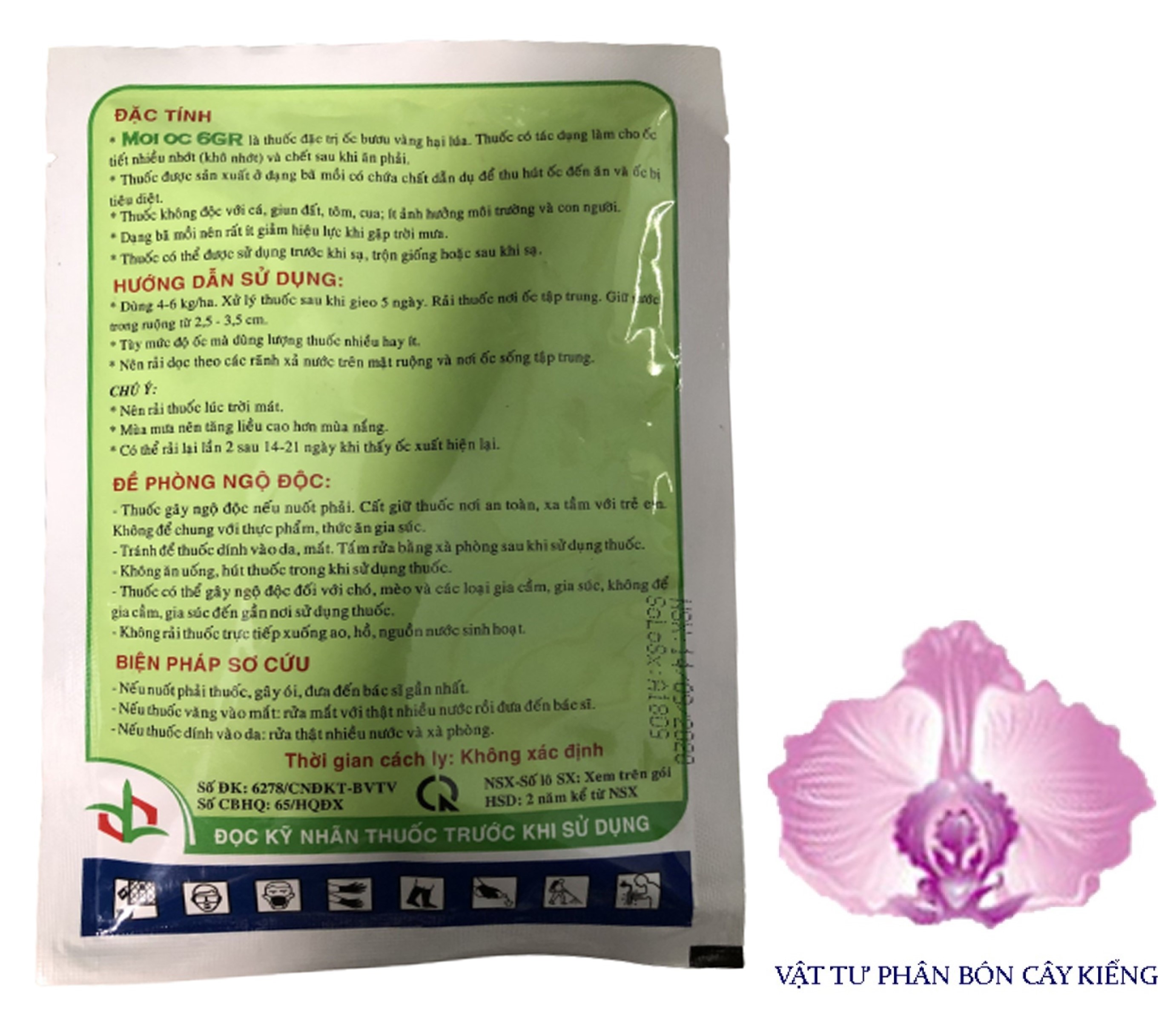 Thuốc Trừ Ốc Moi Oc 6GR - #091B# 100g