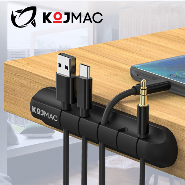 Cố định dây cáp điện thoại KOJMAC (phụ kiện, tai nghe, dây sạc, dây điện, dây chuột...gọn gàng thông minh) | PKA149