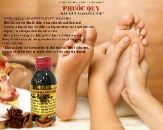 Tinh dầu massage Phước Quy Huế