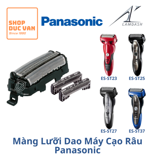 Shaver outer foil and inner blade replacement for panasonic lamdash 3 blades es-st23 es-st25 es-st27 es-st29 es-st37 es-st39 es-tstfn