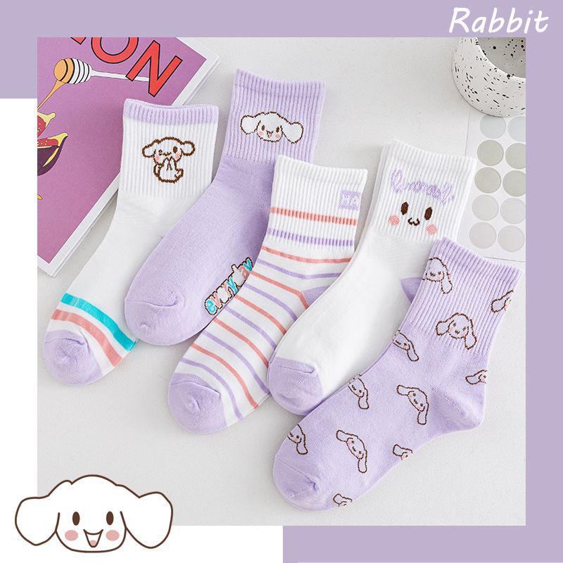 Tất tím nữ mộng mơ siêu cute ( TD48 )