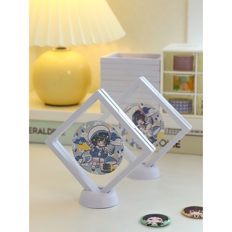 [KA04] Khung trưng bày huy hiệu, keyring, figure (tặng chân đế)