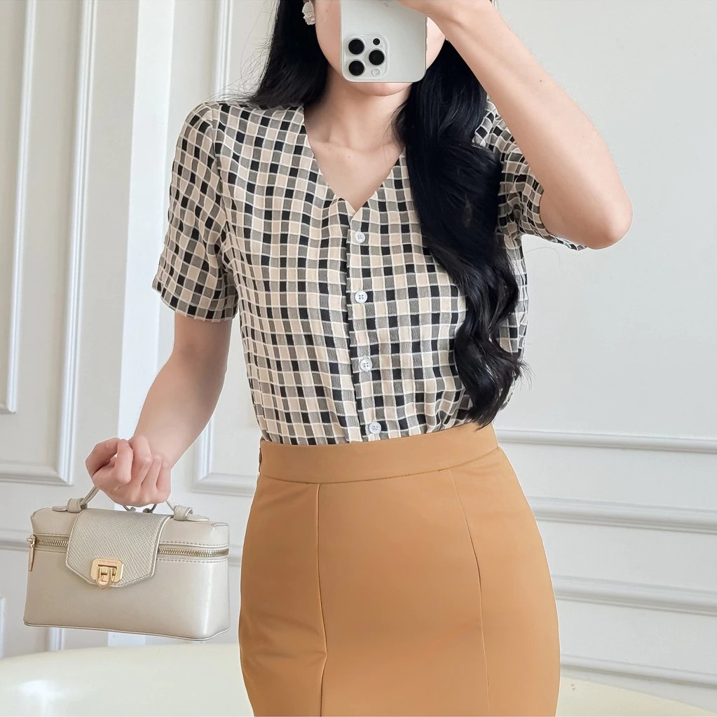 Áo sơ mi nữ lavya, áo kiểu nữ, áo công sở, áo sale hãng eden, lavya, gumac, bemine