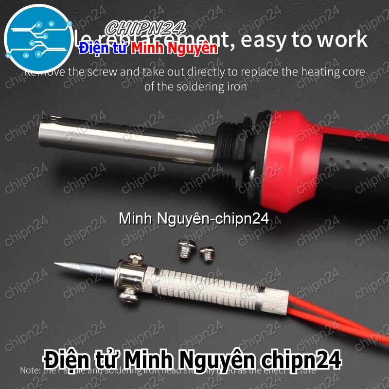 [1 cái] (I1) Ruột Mỏ hàn Nung (30W/40W/50W/60W/80W/100W) - [Chọn Loại] - HHH.00223