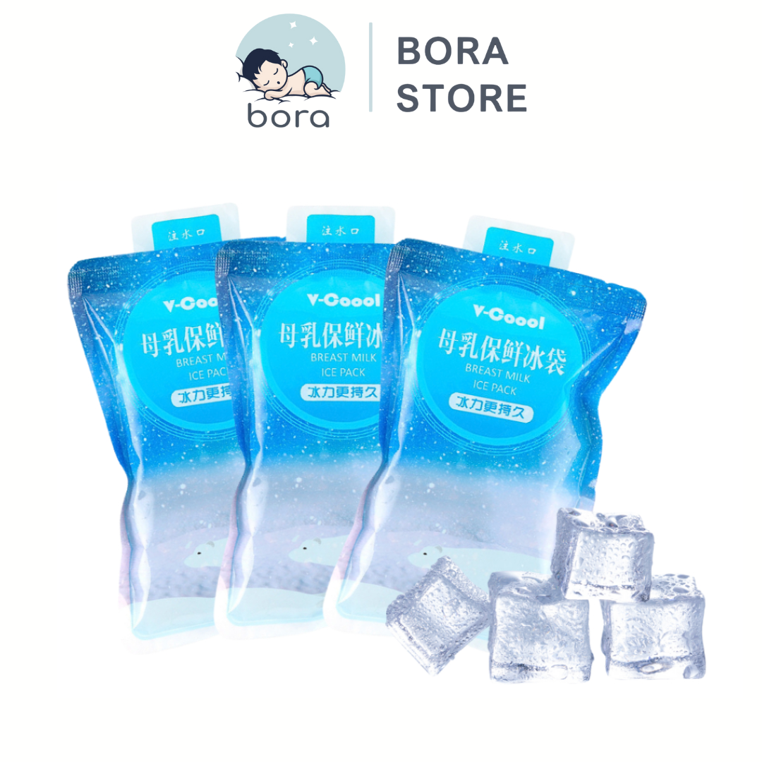 Túi đá khô giữ lạnh sữa V-coool 400ml