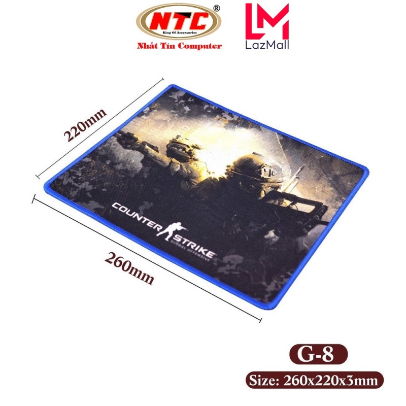 Bảng giá Miếng lót chuột Gaming G-8 may viền - Loại Mousepad Control (Đen) Phong Vũ