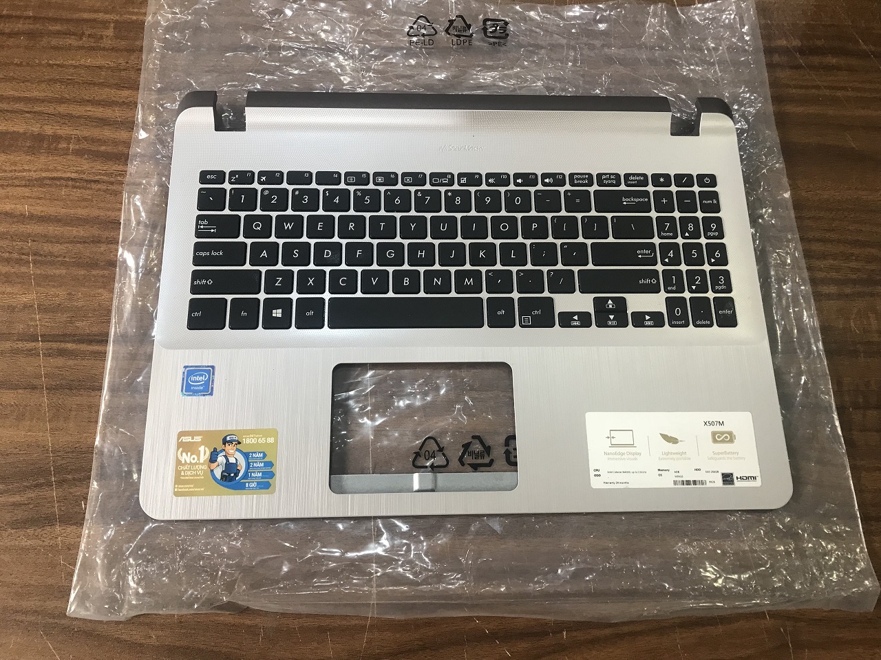 Mặt C bàn phím Laptop Asus VivoBook X507 X507MA X507UA X507UF X507U X507M