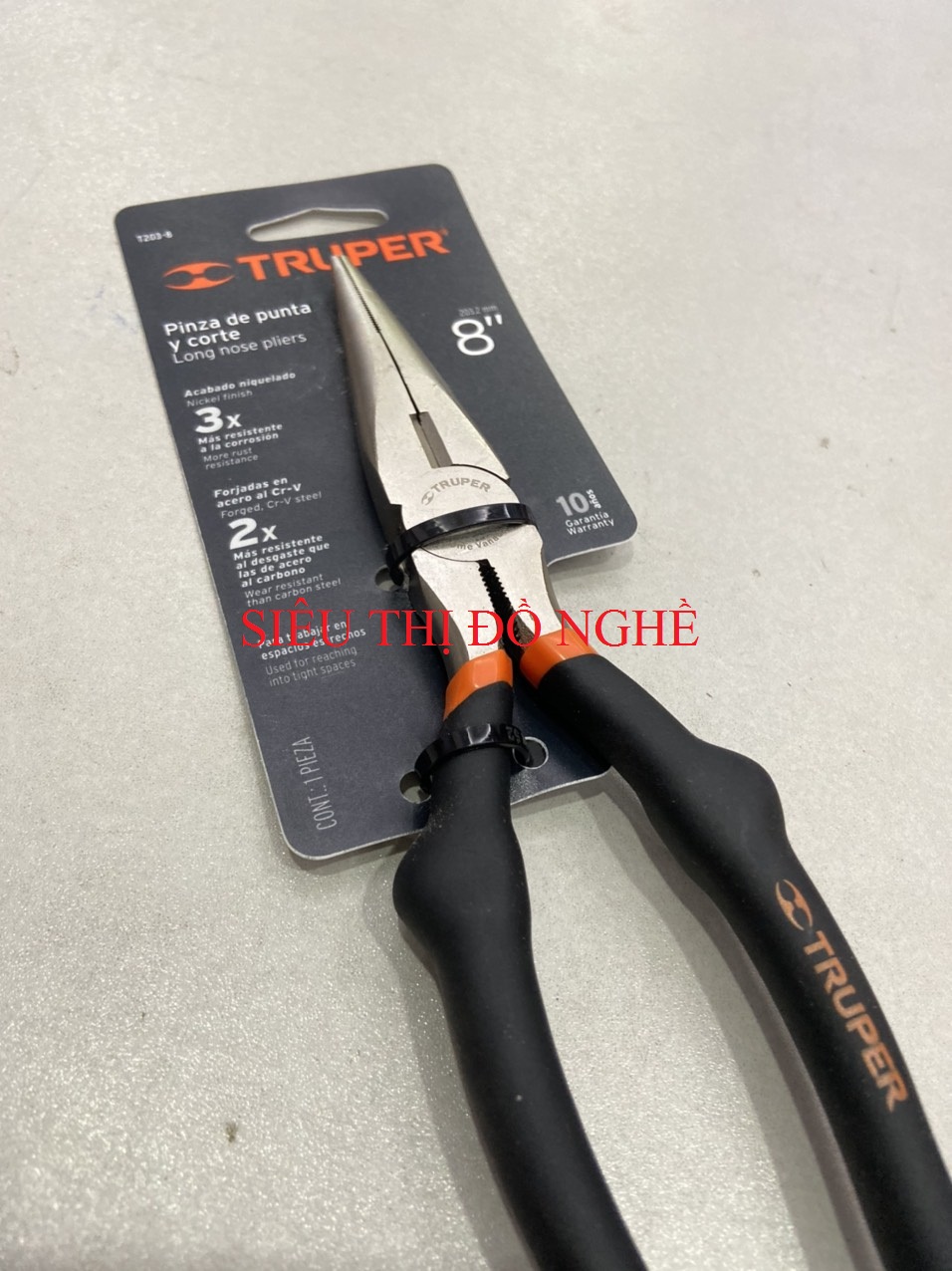 Kềm nhọn 203mm Truper 17310