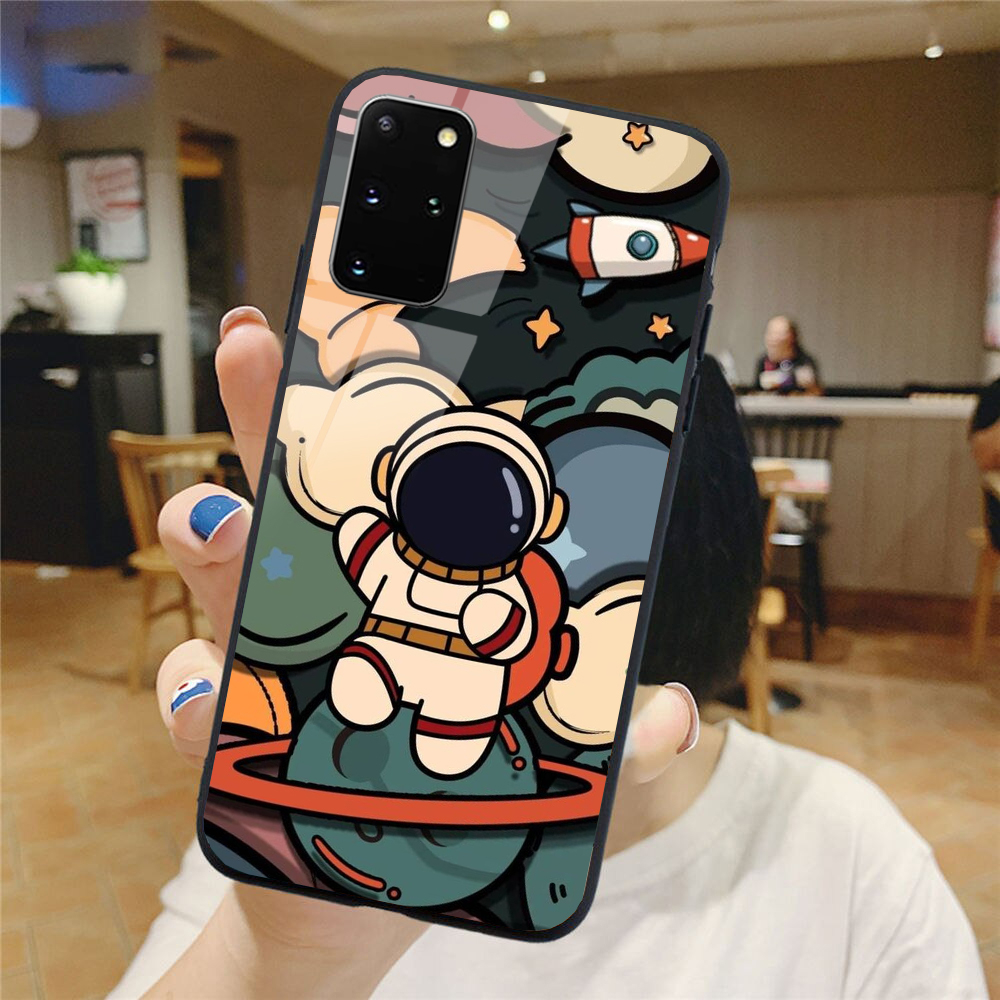 Ốp Lưng SAMSUNG S20, S20 PLUS/ S20+, S20 FE mặt kính cao cấp phi hành gia