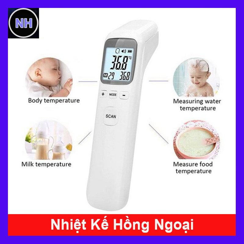 Nhiệt kế hồng ngoại đo trán đo tai Infrared - Nhiệt kế điện tử