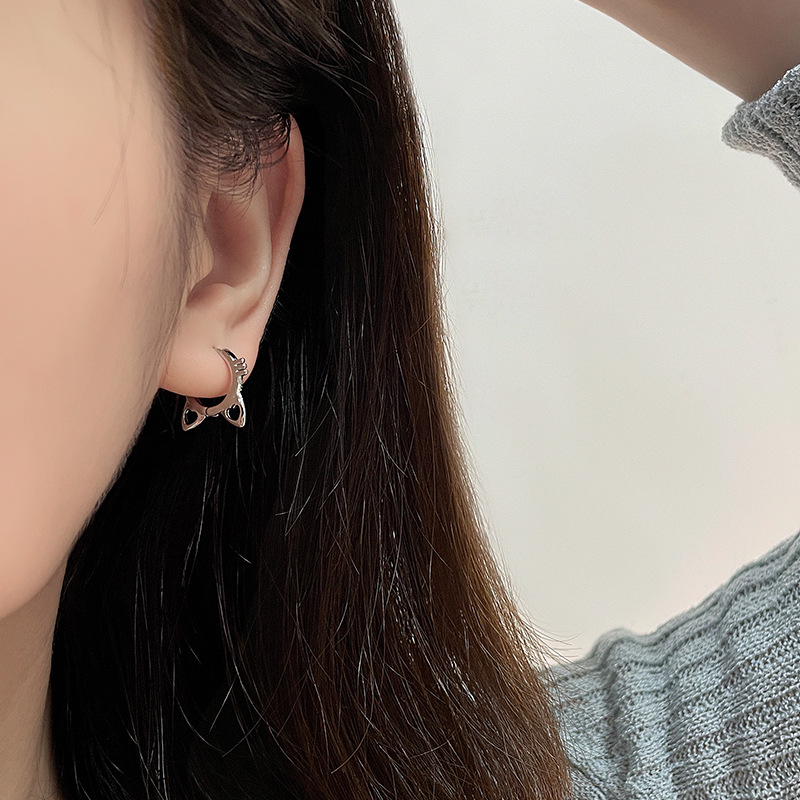 1đôi Khuyên tai mèo dễ thương