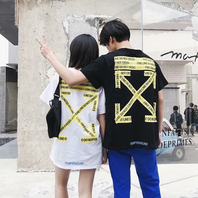 [HCM]Áo OFF-WHITE Đen Vàng