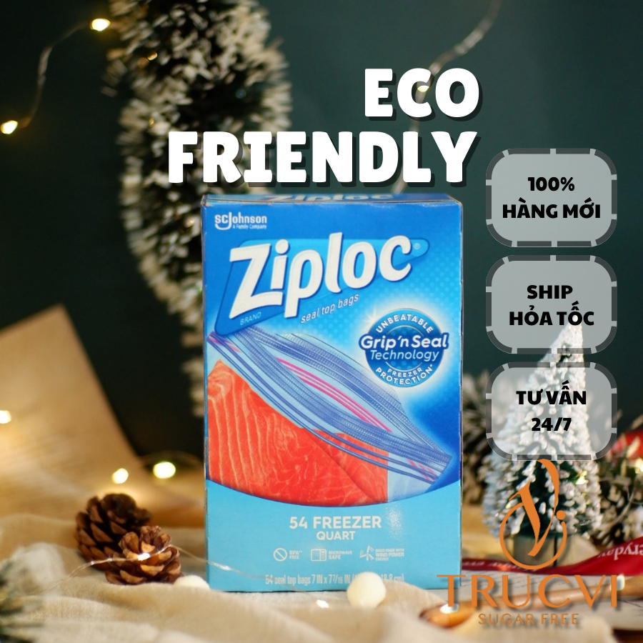 Túi Ziploc Slider có khoá kéo( có 2 size)