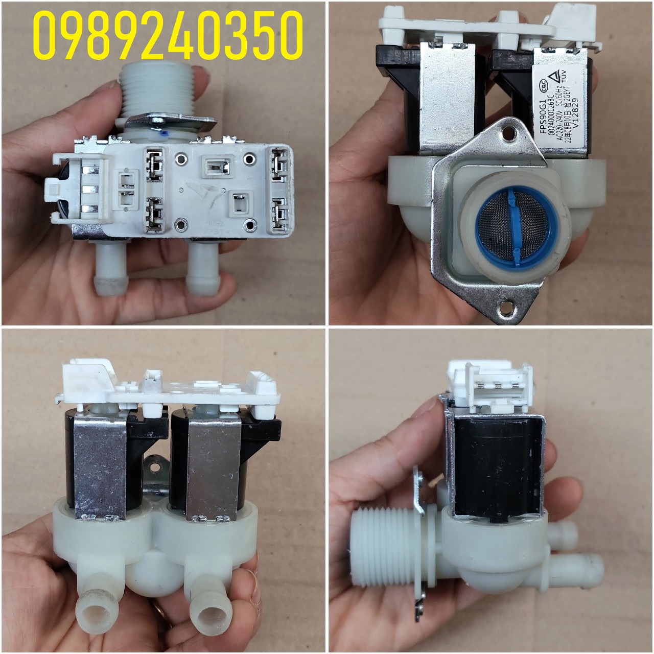 Van cấp đôi máy giặt AQUA cửa ngang chính hãng