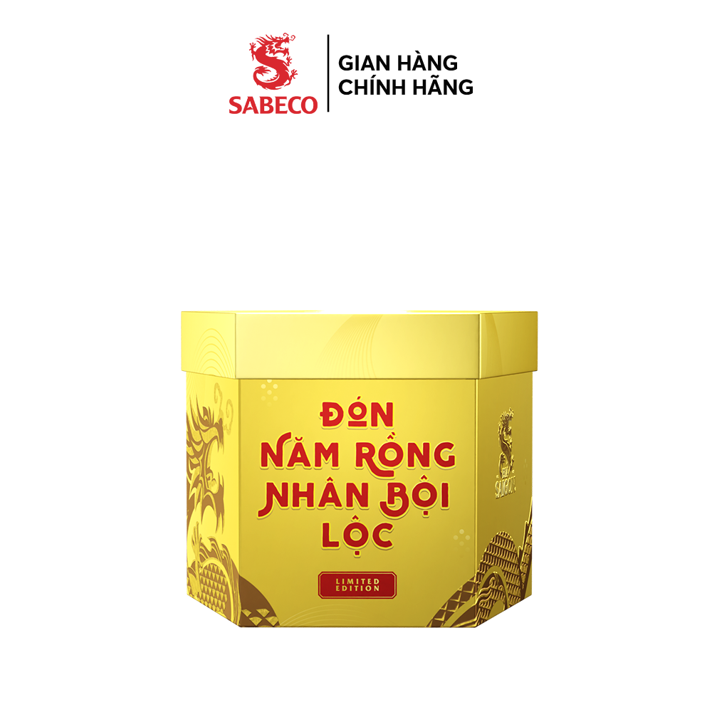 [Quà tặng] Hộp quà ngũ hành 5 lon Bia Saigon