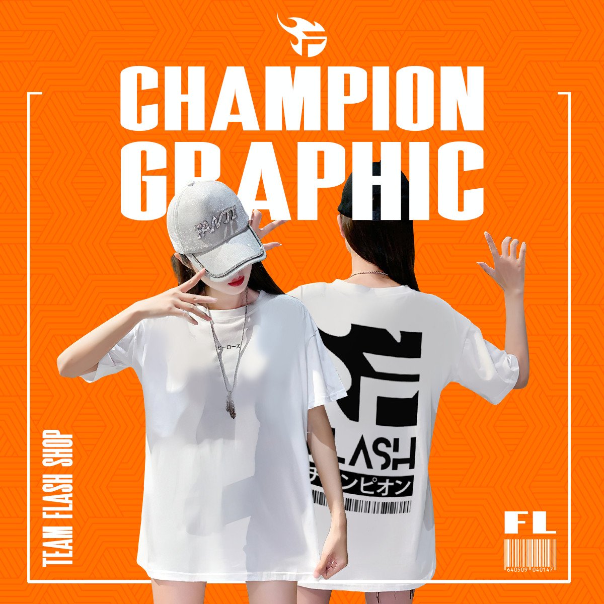 ÁO THUN TEAM FLASH CHAMPION GRAPHIC