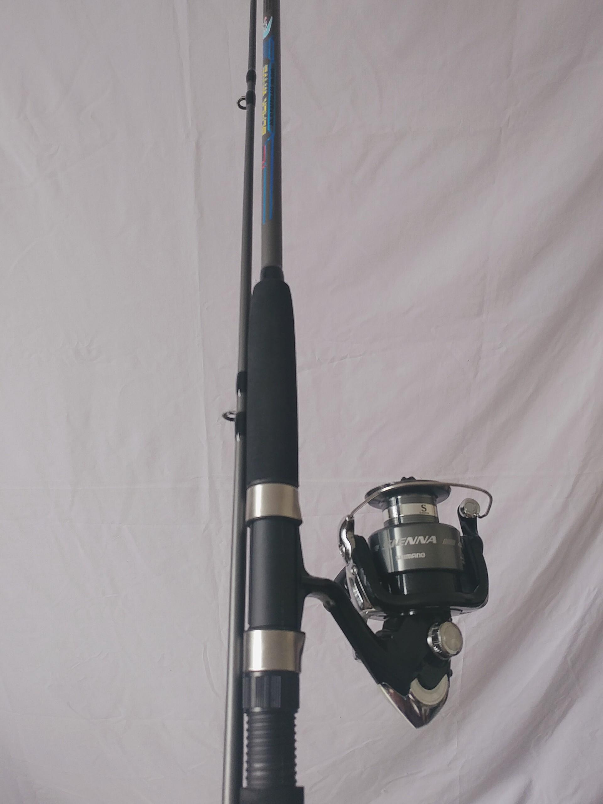 [HCM]SÉT CẦN Black Wave Và MÁY CÂU SHIMANO SIENNA 4000FE