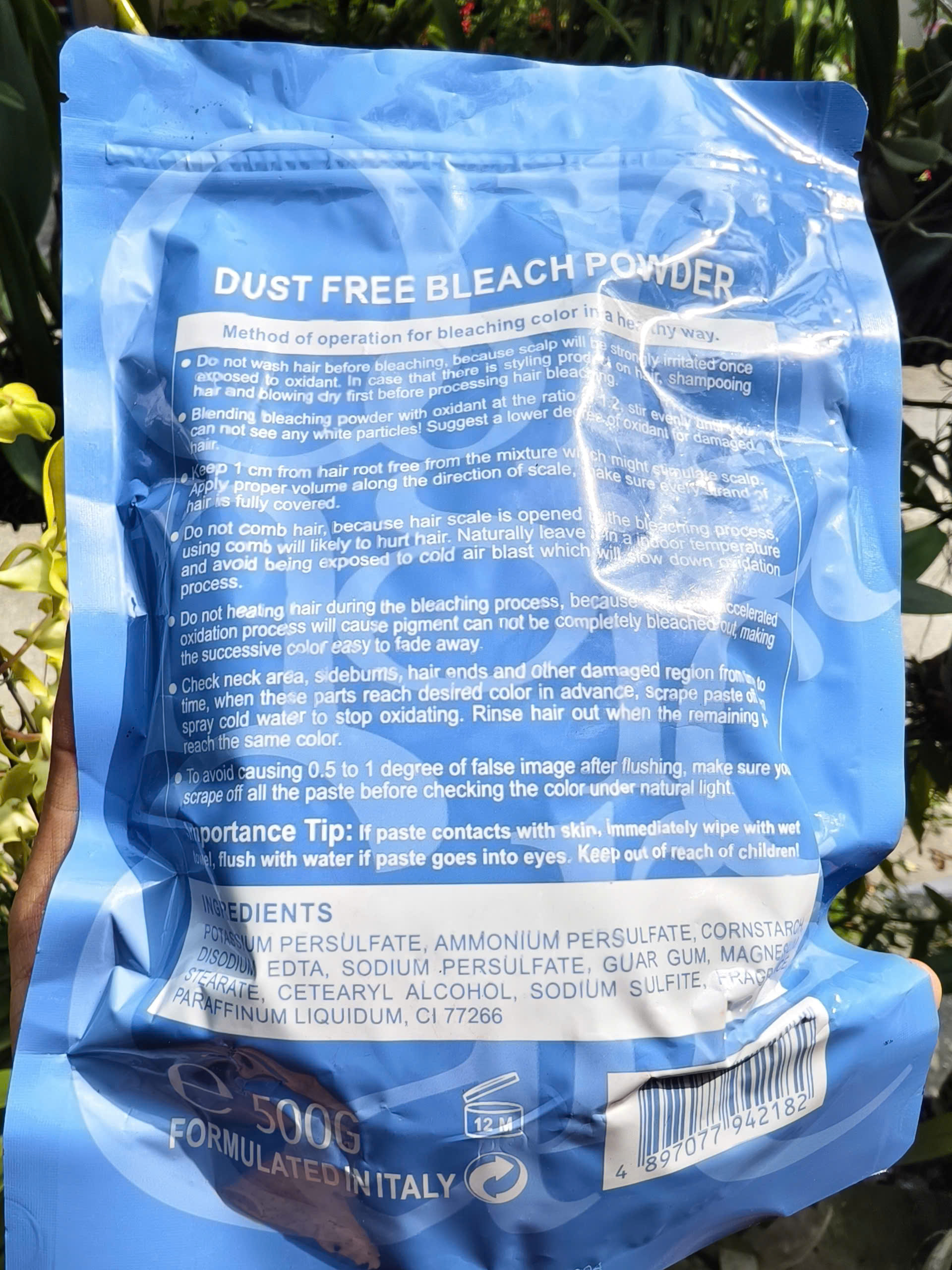 Bột Tẩy Bạch Kim Diva | Made in Italy | 500g