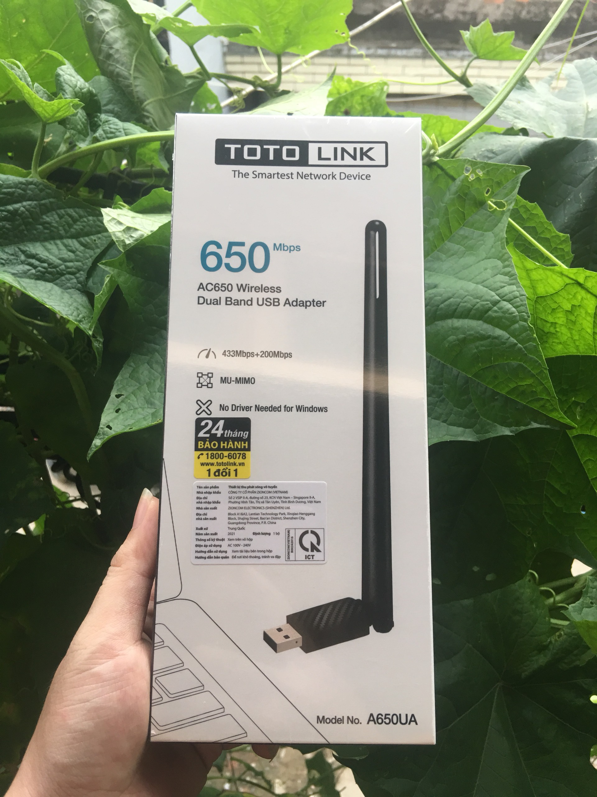 USB Wifi AC650 Mbps Totolink A650UA