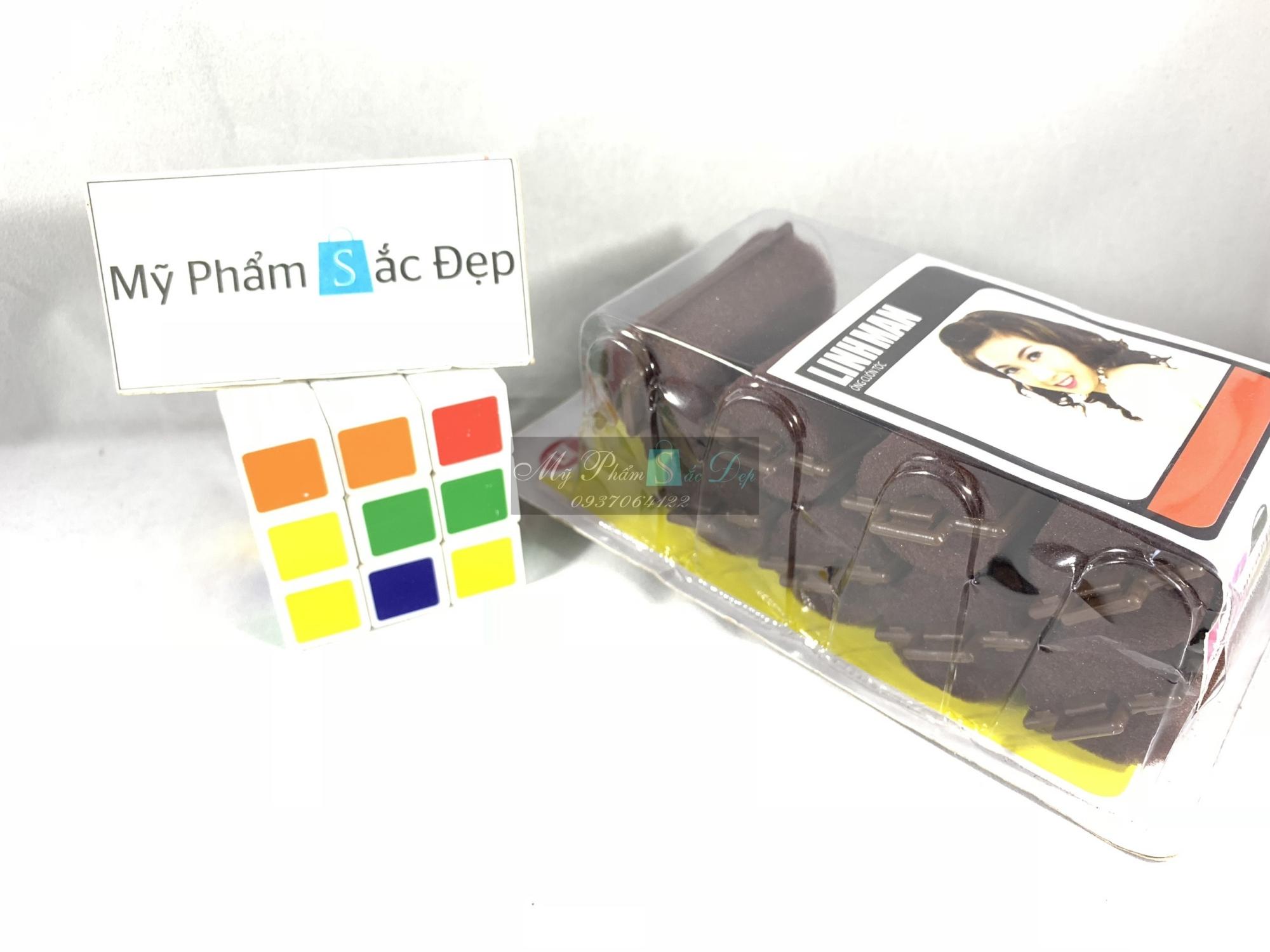 [HCM]Hộp ống cuốn tóc mút LINHMAN bộ 8 Cái