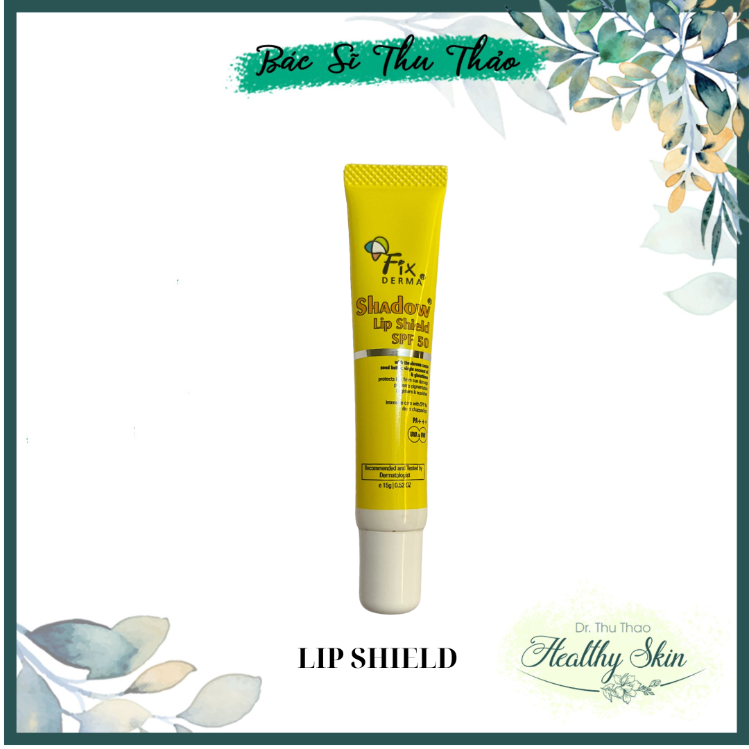 [15mL] SON DƯỠNG MÔI FIXDERMA LIP BALM - LIP SHIELD SPF50