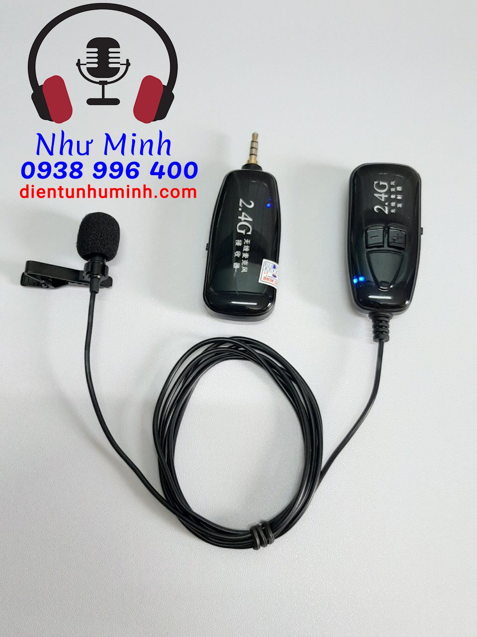 Micro không dây cài áo 2.4G